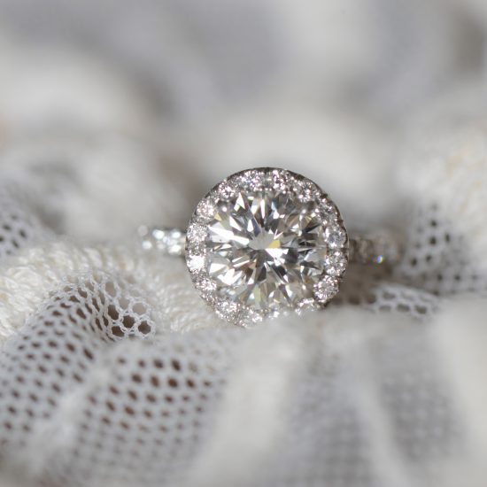 Halo Engagement Ring